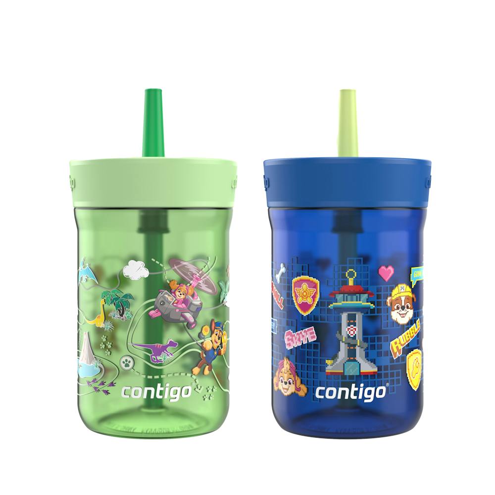 Contigo® Kids’ Leighton Straw Tumbler with Spill-Proof Leak-Proof Lid, 14oz ★