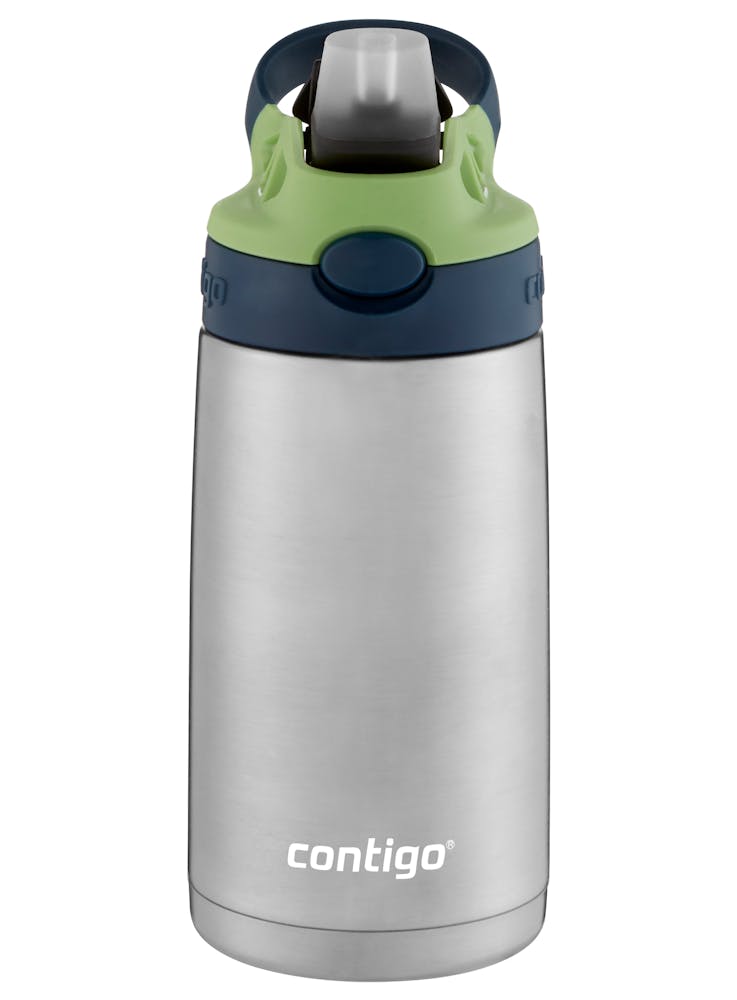 Contigo® Kids Straw Stainless Steel Water Bottle with AUTOSPOUT® Lid, 13oz ※