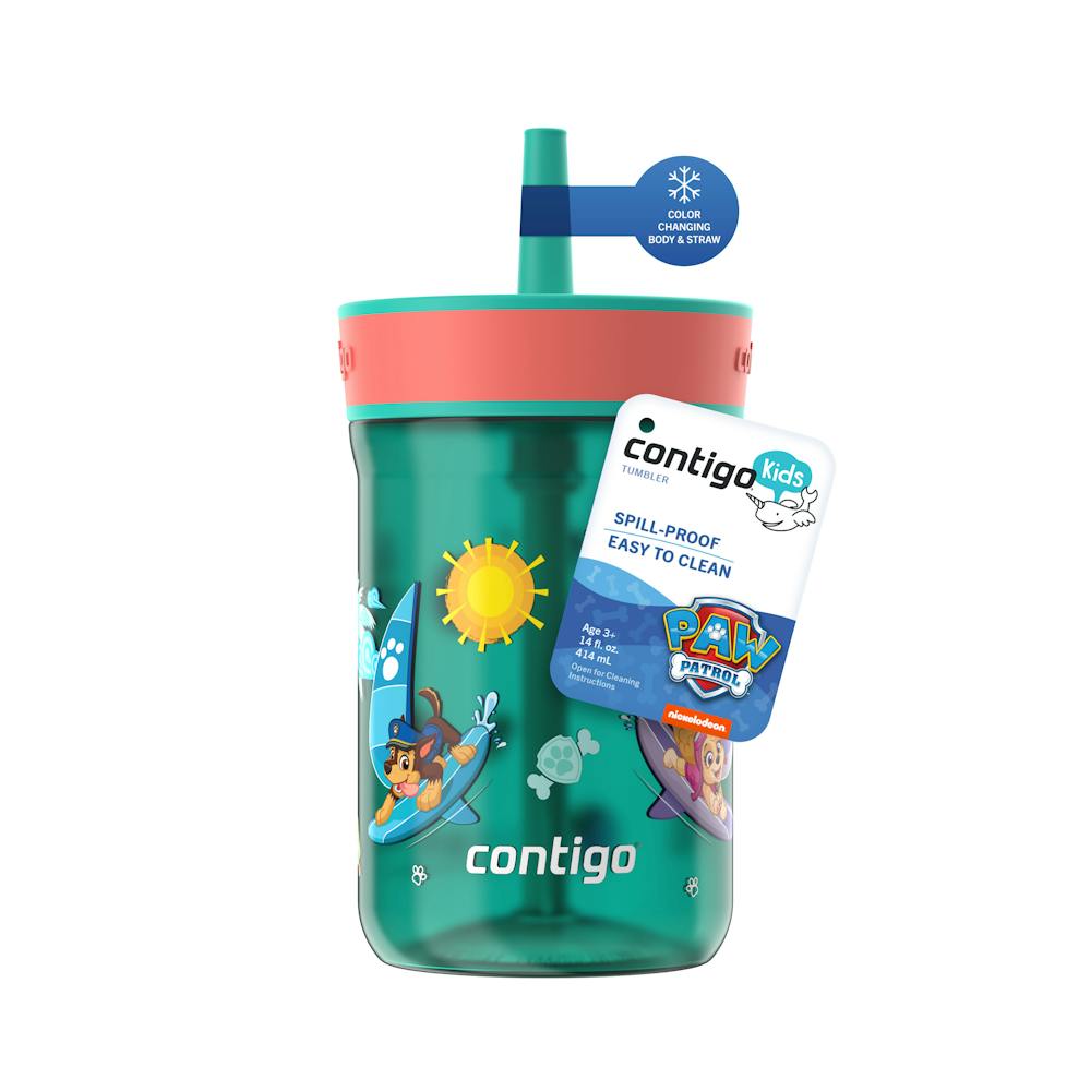 Contigo® Kids’ Leighton Straw Tumbler with Spill-Proof Leak-Proof Lid, 14oz ·03